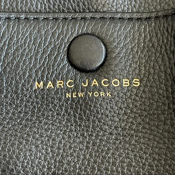 Marc Jacobs Black Leather Empire City Leather Structured Top Handle Tote Bag - Picture 12 of 16